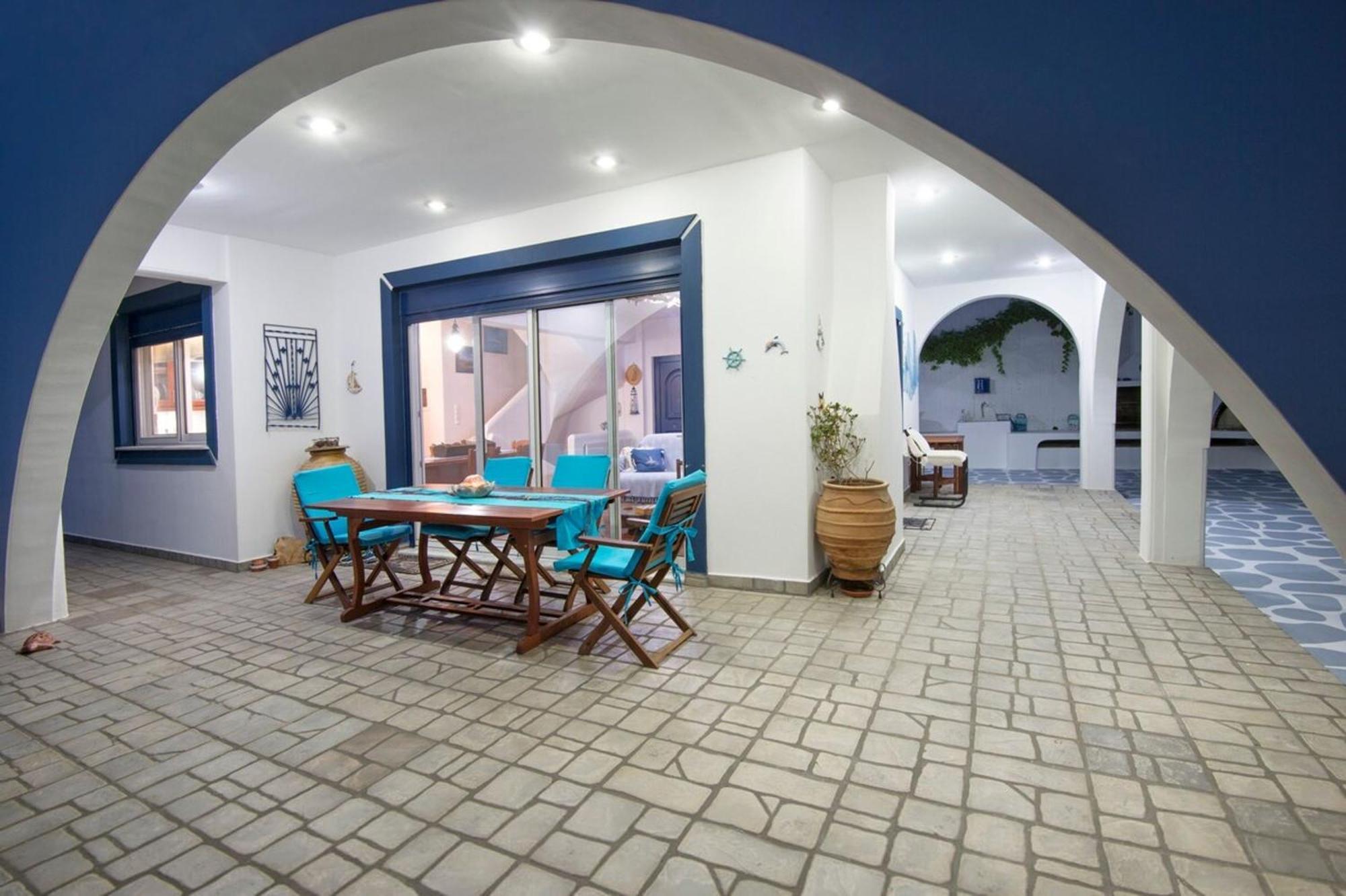 Blue Dream Seaside Villa With Superb Sea Views Kymi Exterior photo