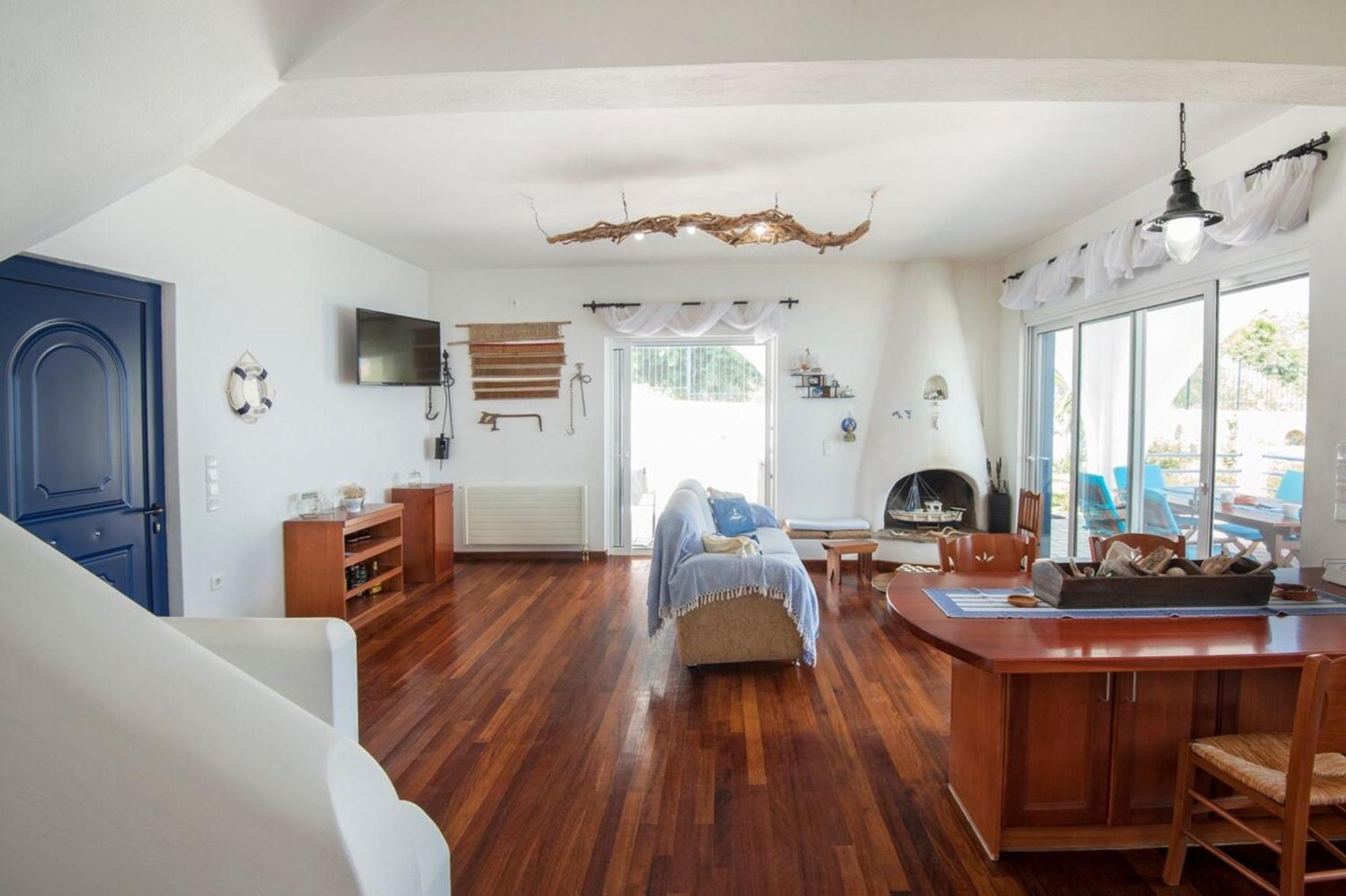 Blue Dream Seaside Villa With Superb Sea Views Kymi Exterior photo